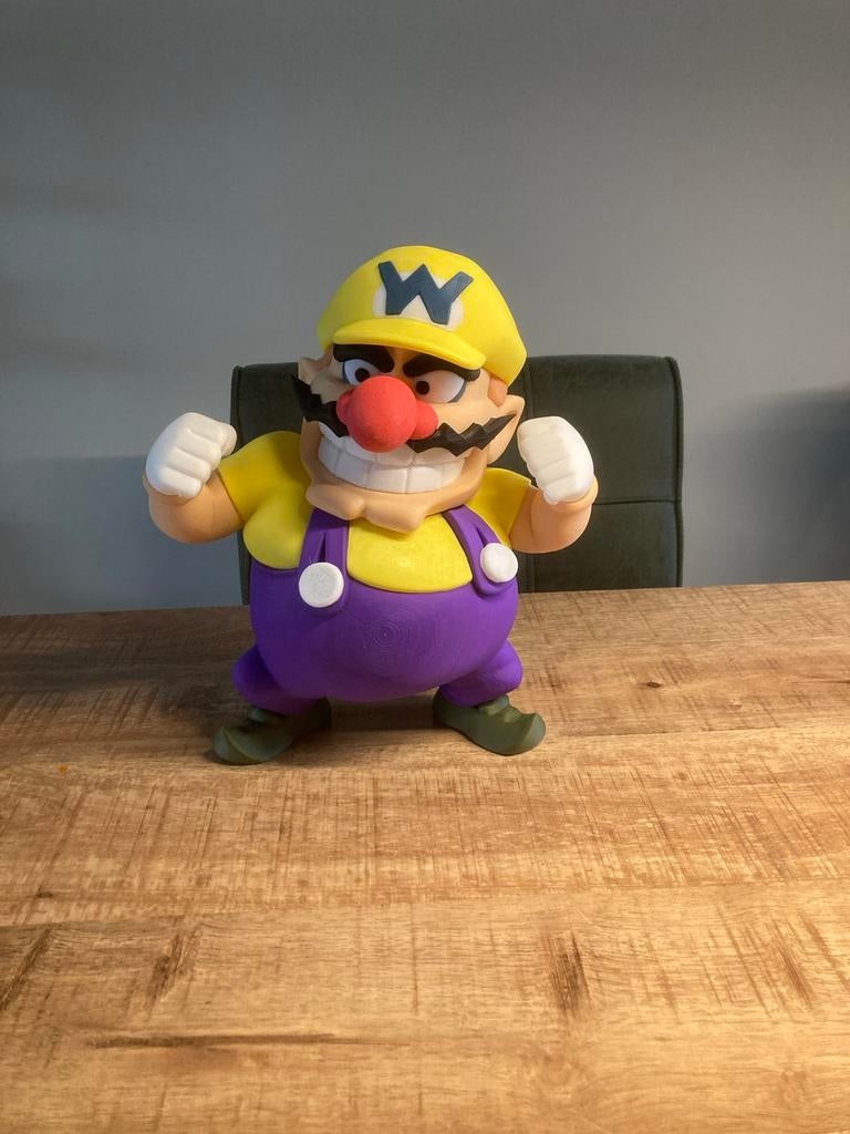 Wario Nintendo Beeldje 30 cm - Perfect voor Gamekamer, 1 speler, Ophalen of Verzenden, Zo goed als nieuw, Vanaf 3 jaar