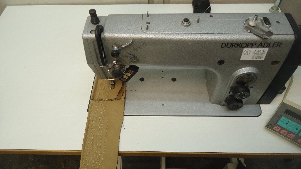 Industrie Naaimachine Durkopp Adler Dubbel Trs. Volauitomaat, Overige merken, Gebruikt, Ophalen of Verzenden, Naaimachine