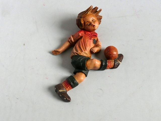 Voetballer 16 cm met platte achterzijde, Ophalen of Verzenden, Zo goed als nieuw