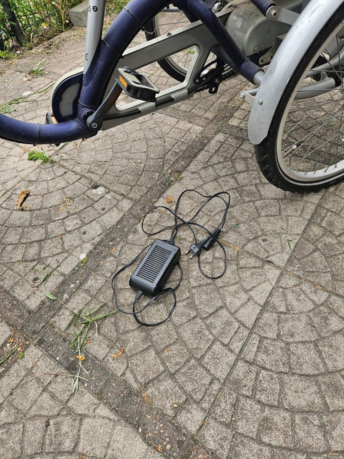 Van Raam driewieler met elektrische ondersteuning, Ophalen