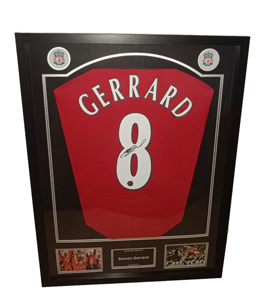 Gesigneerd shirt Gerrard - Liverpool - met certificaat, Verzenden, Nieuw, Buitenlandse clubs, Shirt