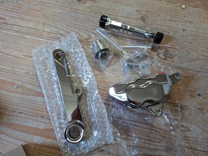 Harley chopper custom springer vork frontend remklauw nieuw, Ophalen of Verzenden, Nieuw, Staal