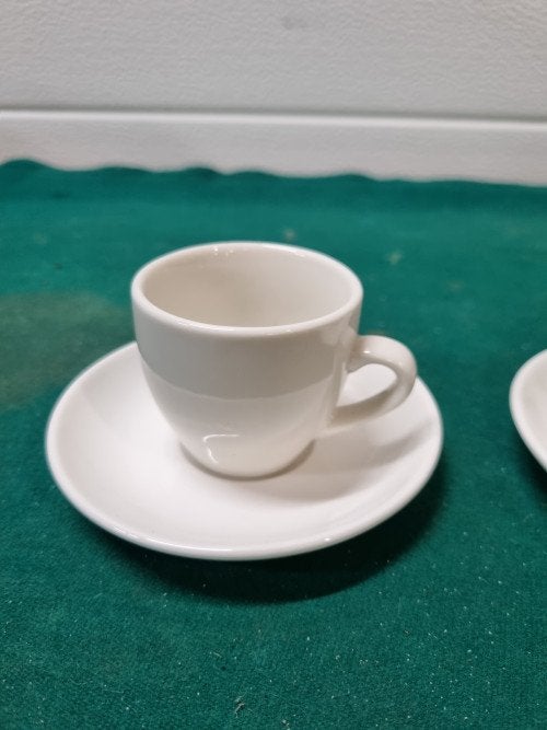 -	espresso kopjes wit porselein, Ophalen of Verzenden, 'T Olde Gre-j, Info@toldegrej.nl, Endepoelstraat 20f Didam