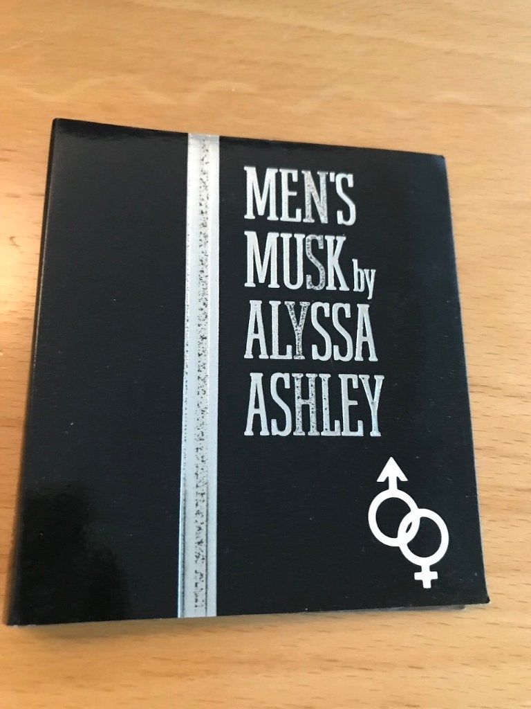 Alyssa Ashley Men's Musk Eau de Toilette., Ophalen of Verzenden, Nieuw, Proef of Tester, Gevuld