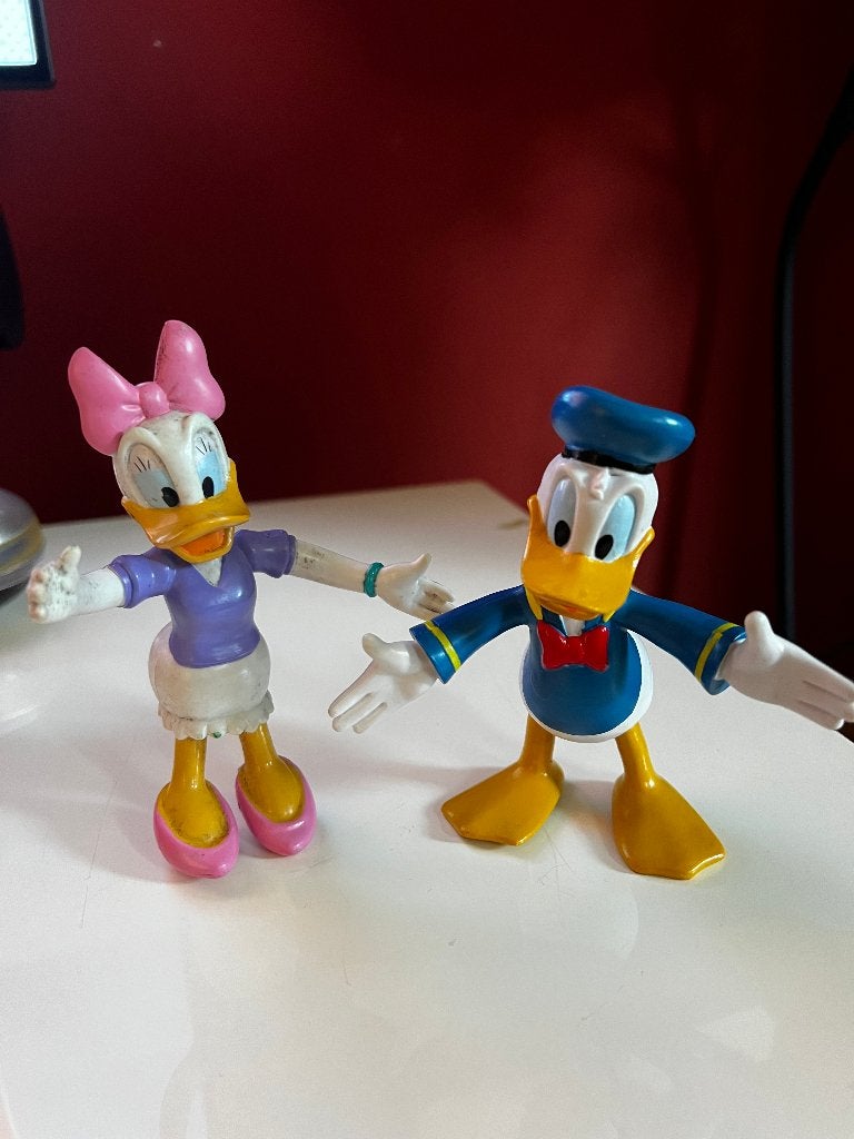 Donald Duck en Katrien, Verzamelen, Ophalen of Verzenden, Donald Duck, Nieuw, Beeldje of Figuurtje