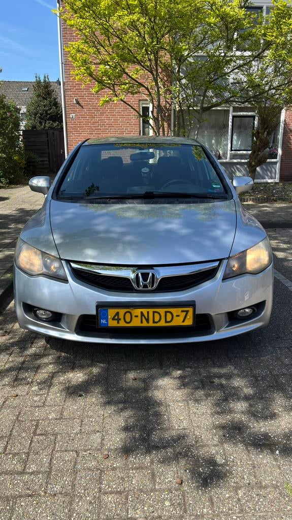 Honda Civic 1.3 Vtec Hybrid 4DR C-tr. 2008 Grijs, Auto's, 22 km/l, Sedan, 1339 cc, Te koop