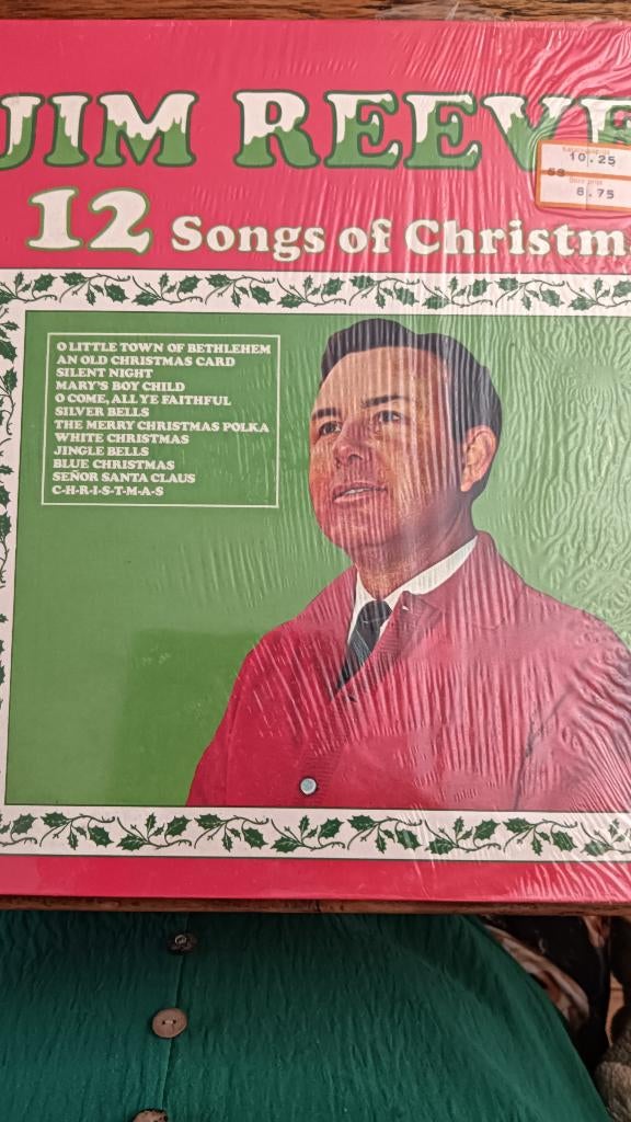 jim Reeves 12 christmas songs, Inclusief binnenhoes, Ophalen, Zo goed als nieuw, 12 inch