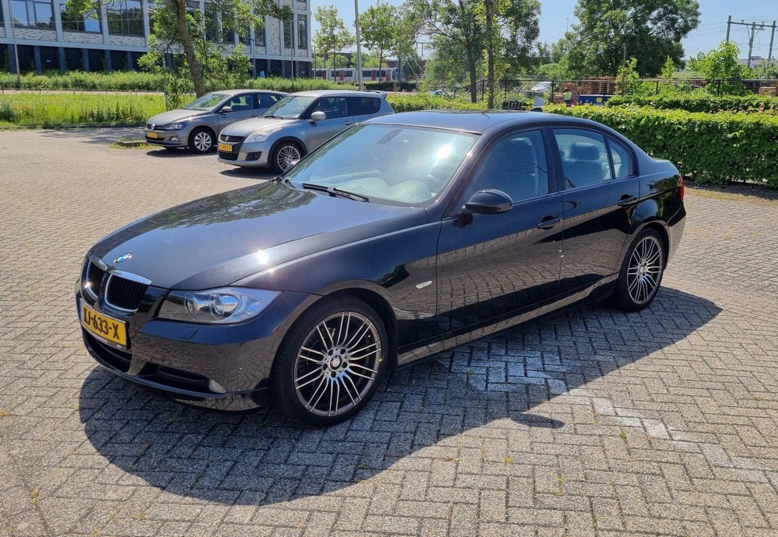 BMW 3-Serie 2.0 I 318 2007 Zwart Met Motorstoring., Achterwielaandrijving, Zwart, 4 cilinders, 129 pk