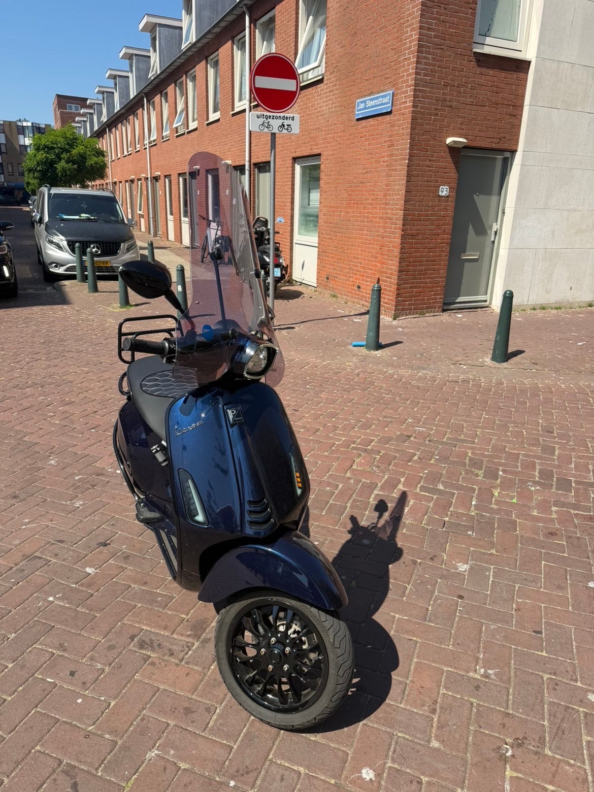 Vespa sprint 2022 San Marino Blue - Full Option, Fietsen en Brommers, Scooters | Vespa, Ophalen, Overige modellen, Maximaal 45 km/u