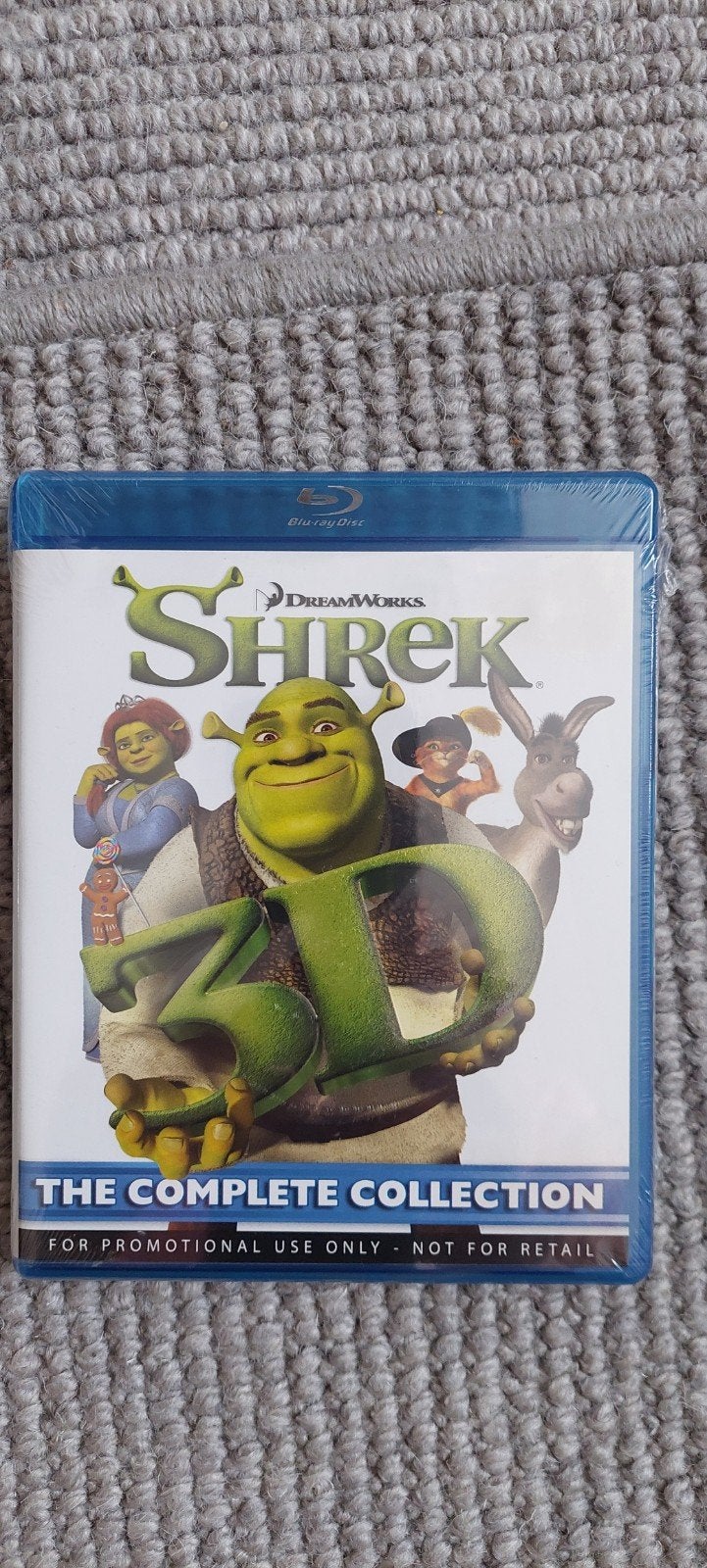 Zeldzame Shrek 3D: The Complete Collection Blu-ray (Promo) –, 1 speler, Ophalen of Verzenden, Nieuw, Avontuur en Actie
