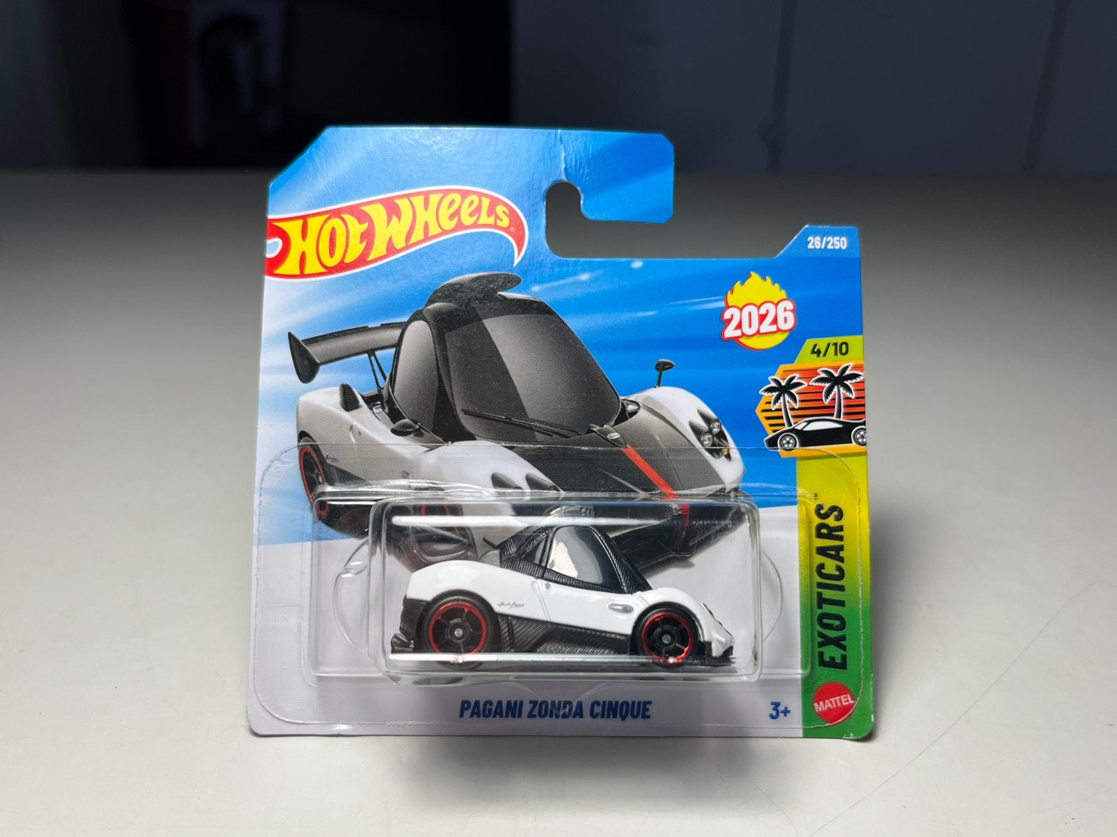 Hot Wheels - Pagani Zonda Cinque - Schaal 1:64, Ophalen of Verzenden, Zo goed als nieuw, Auto