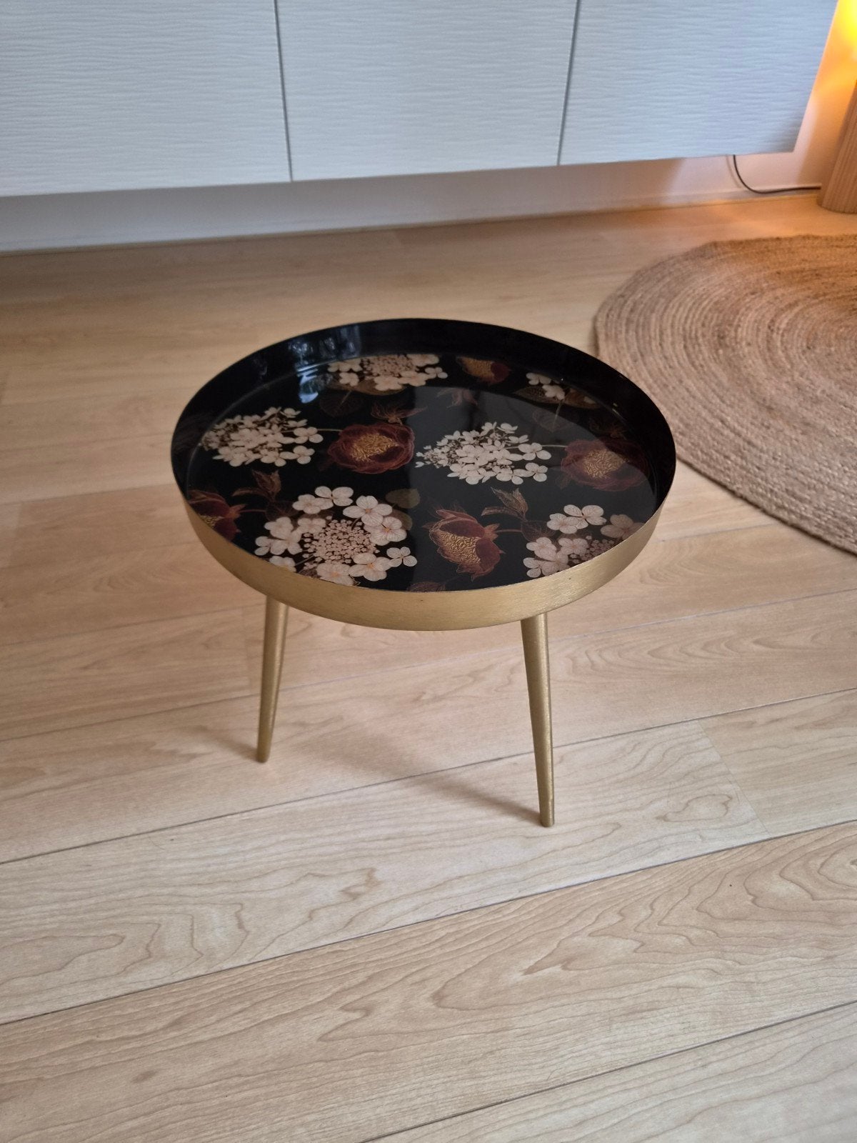 Leuk tafeltje / bijzettafeltje, Huis en Inrichting, Ophalen, Rond, Minder dan 55 cm, Minder dan 45 cm