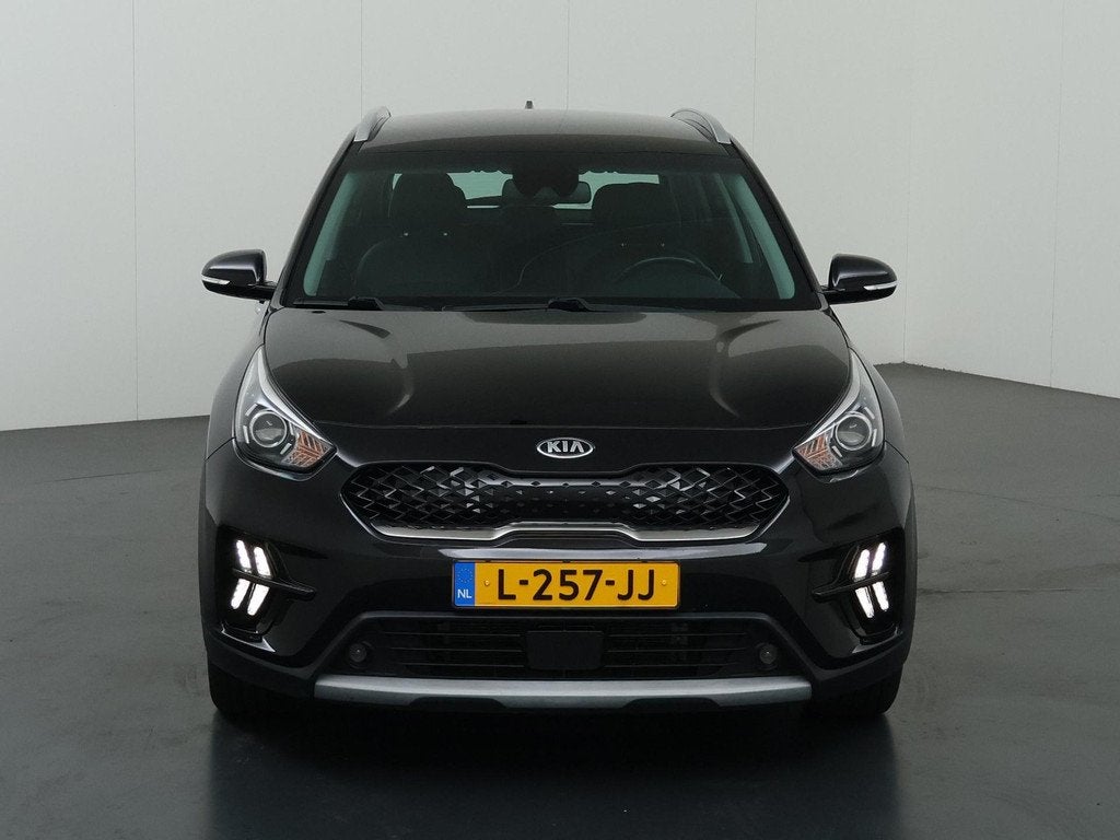 Kia Niro 1.6 GDi Hybrid DynamicLine | Trekhaak | Navigatie |, Auto's, Kia, Gebruikt, Euro 6, 2 kWh, Leder en Stof