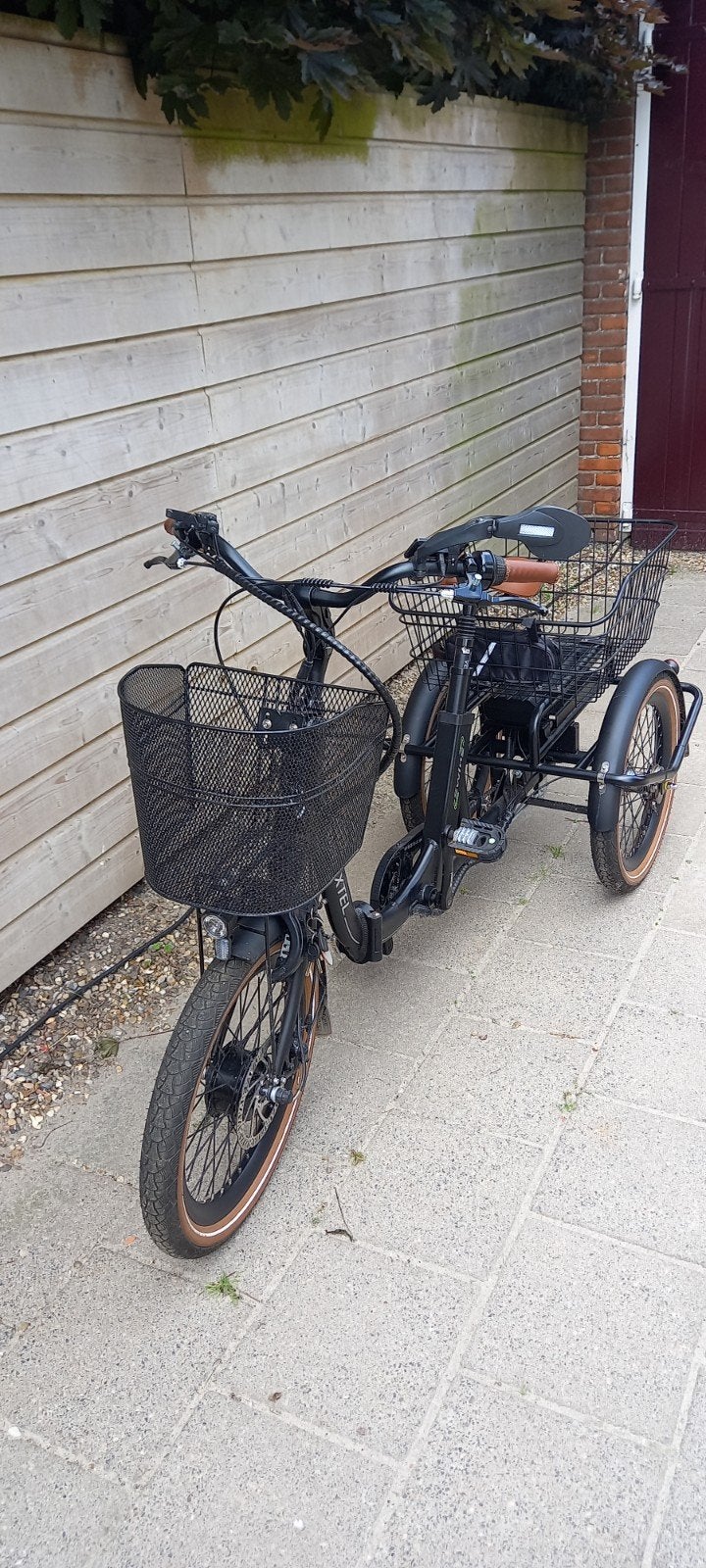 Van Rixtel Swing Compact Fold zwart/bruin elektrische  driew, Ophalen of Verzenden, Zo goed als nieuw