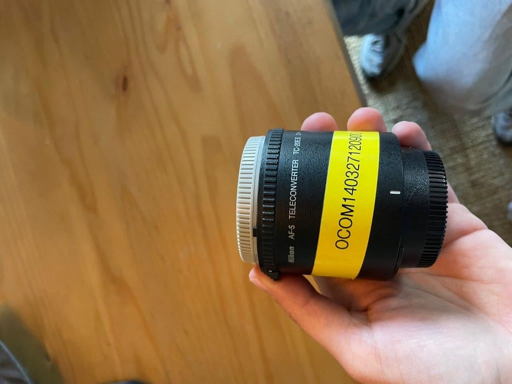 Nikon AF-S Teleconverter TC-20E II 2x, Ophalen, Zo goed als nieuw, Toebehoren