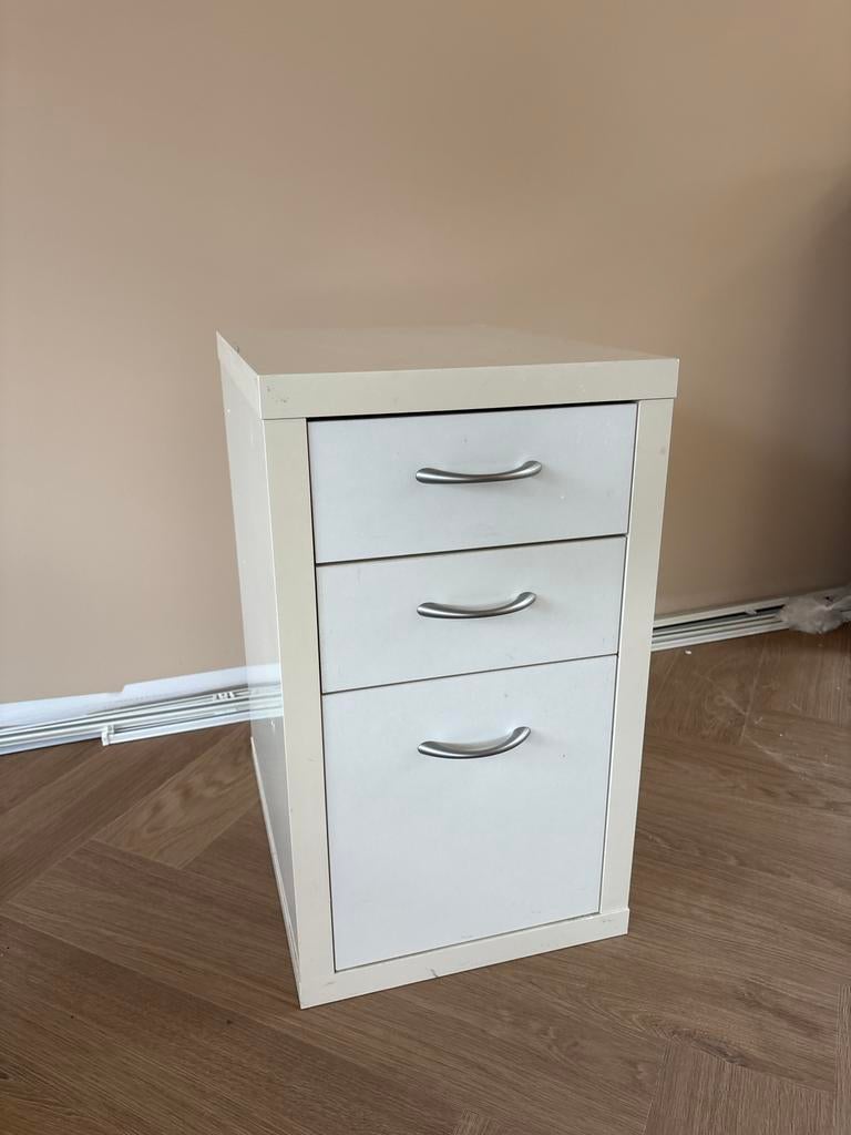 Ladekastje vergelijkbaar met IKEA Alex, 3 lades, Ophalen, Overige materialen, Minder dan 50 cm, Gebruikt