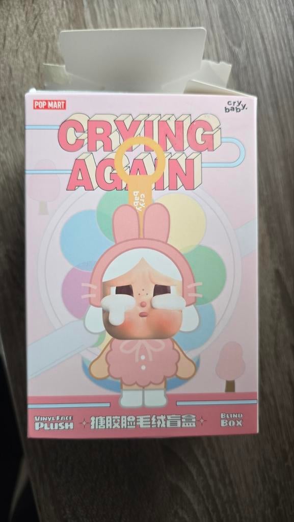 Pop Mart Crybaby Crying Again Blind Box - Gele Crybaby, Ophalen of Verzenden, Nieuw