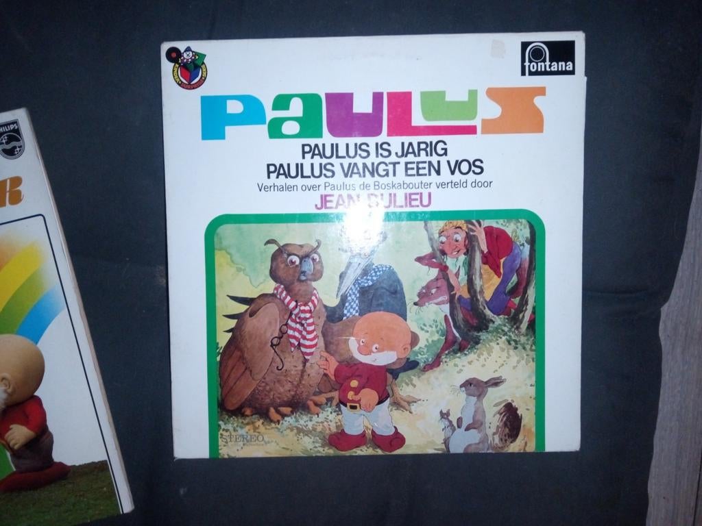 Lp Paulus de Boskabouter: Paulus is jarig / vangt een vos, Eén stripboek, Ophalen of Verzenden, Gelezen, Jean Dulieu