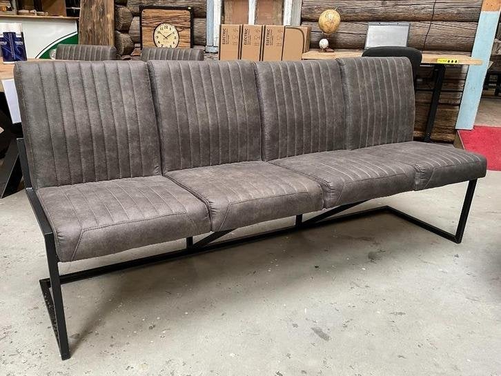 Eettafel bank Ric | 4 zits | Afgeprijsd!, Huis en Inrichting, Banken | Bankstellen, Niet ingevuld, Modern, landelijk, Niet ingevuld