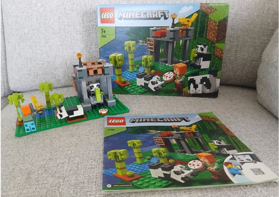 Lego Minecraft 21158 Het Pandaverblijf, Compleet, Minecraft, Lego, Ophalen of Verzenden