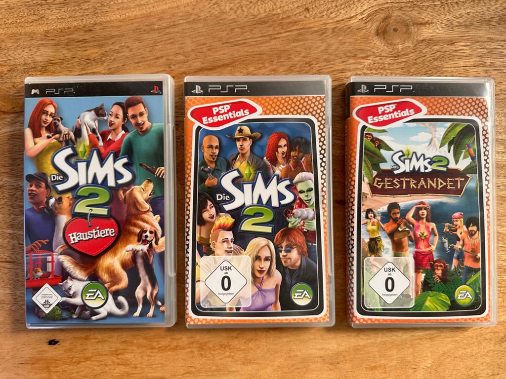 Psp Sony spellenpakket: The Sims 2 (3 spellen), 1 speler, Ophalen of Verzenden, Gebruikt, Simulatie