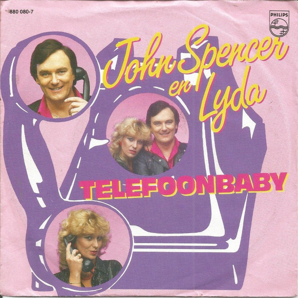 VERKOCHT John Spencer En Lyda – Telefoonbaby (1984), Gebruikt, Fotohoes, 7 inch, Ophalen of Verzenden