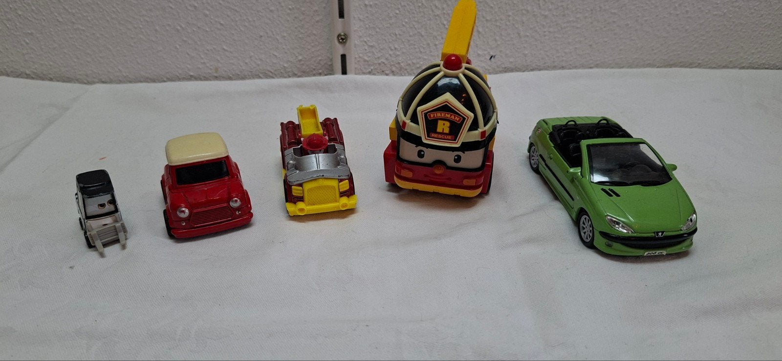 Set van 5 diverse speelgoedauto's, Ophalen, Gebruikt