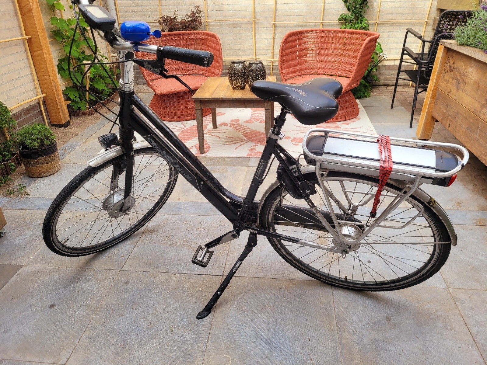 Gazelle Goldline elektr. fiets mt. 53, Ophalen, Gebruikt, 51 tot 55 cm, 50 km per accu of meer