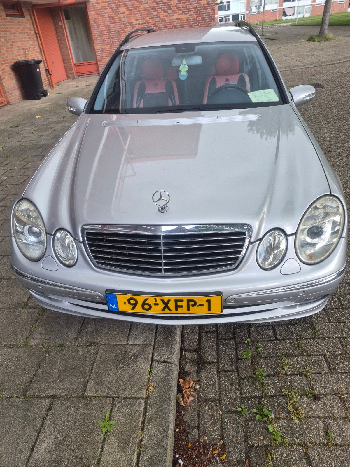 Mercedes-Benz E-Klasse Estate (W211) - Zilver bij 2005, Ophalen of Verzenden, Gebruikt