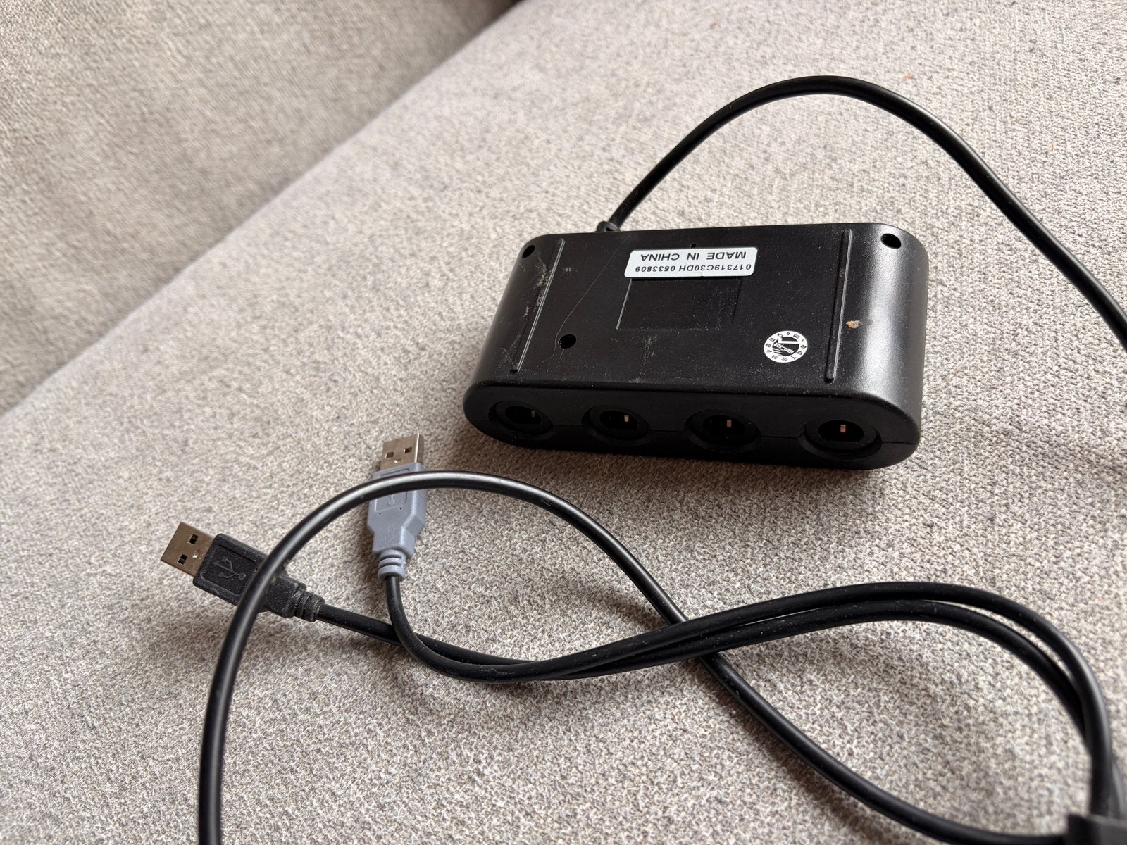 Gamecube Controller Adapter voor Switch en PC, Spelcomputers en Games, Ophalen of Verzenden, Gebruikt