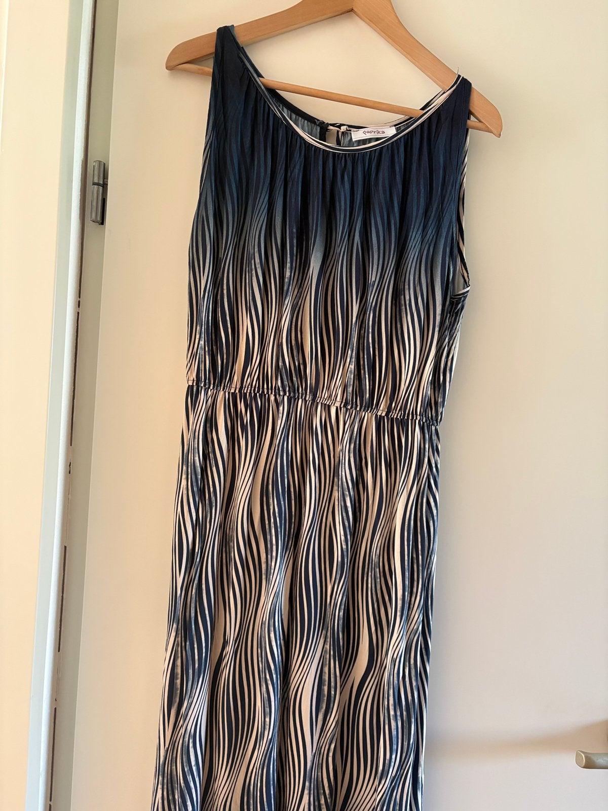 Leuke zomerjurk met zijsplitje van Paprika maat 46, Ophalen, Zo goed als nieuw, Maat 46/48 (XL) of groter, Onder de knie