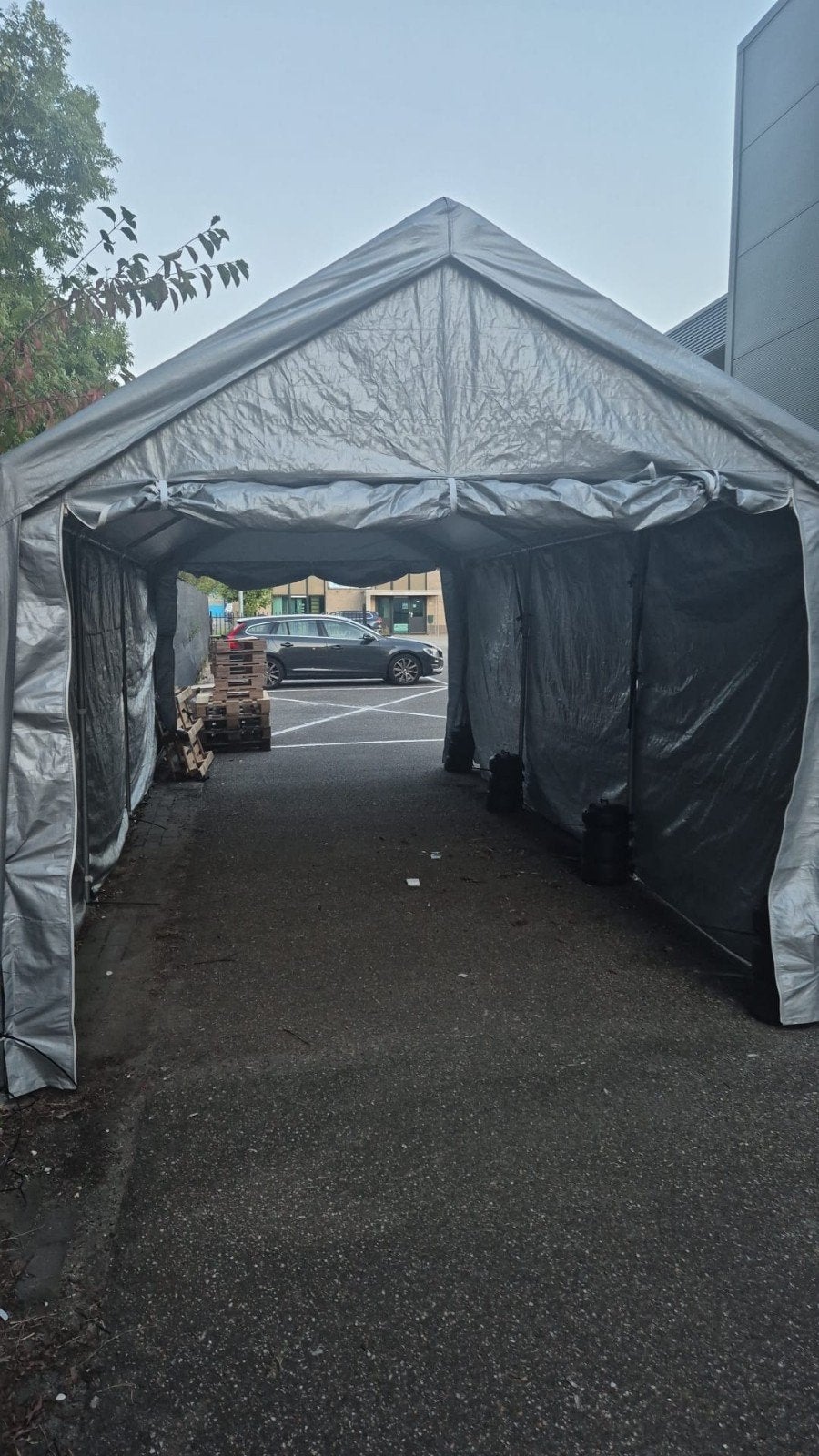 Partytent / Opslagtent 6x3 meter - Zelf demonteren, Ophalen of Verzenden, Gebruikt