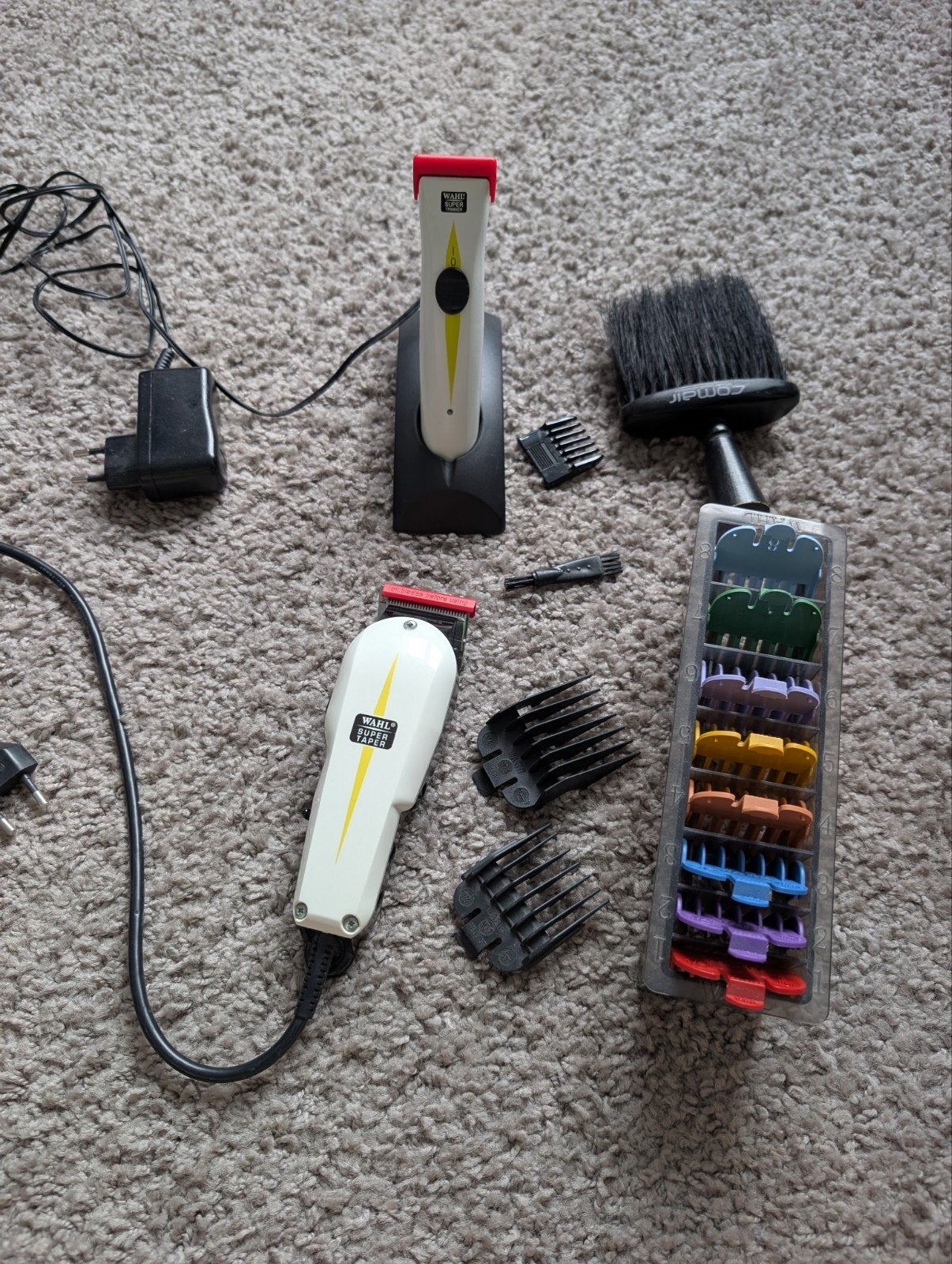 Wahl Super Taper Tondeuse met Opzetstukken en Trimmer, Ophalen of Verzenden, Gebruikt, Tondeuse