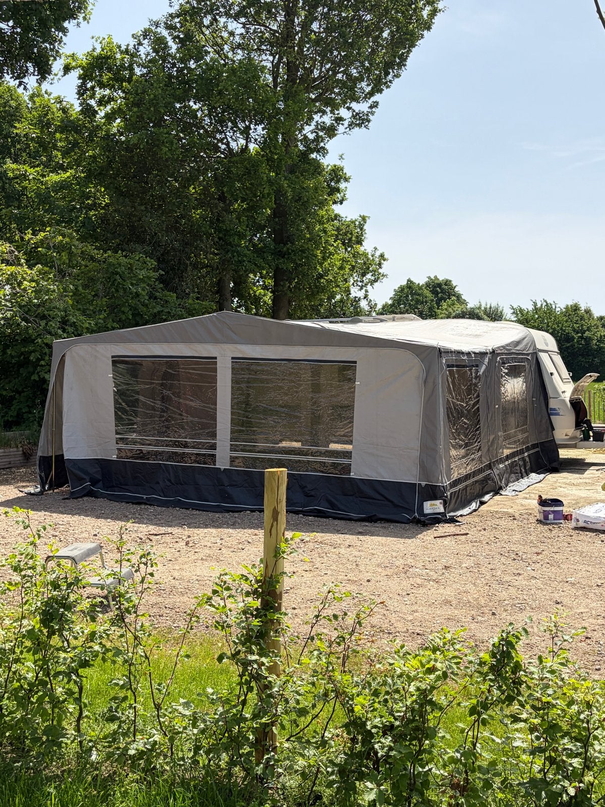 Gerjak Outdoor grote voortent kan tot 5x5, Caravans en Kamperen, Voortenten en Luifels, Ophalen, Gebruikt, Ten Cate All Season 240g/m2