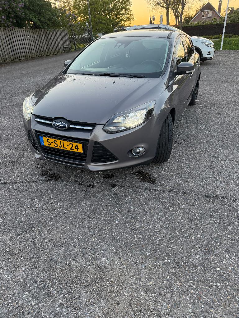 Ford Focus 1.0 Ecoboost 74KW 5-D 2013 Bruin, Auto's, Bruin, 635 kg, 100 pk, Overige kleuren