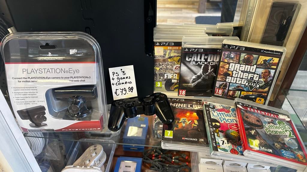 PlayStation 3 met 6 Games, Contr Camera 6 maanden garantie, Spelcomputers en Games, Games | Sony PlayStation 3, Gebruikt, Overige genres