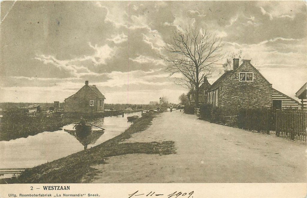 701-121-035 Westzaan, Verzenden, Voor 1920, Noord-Holland