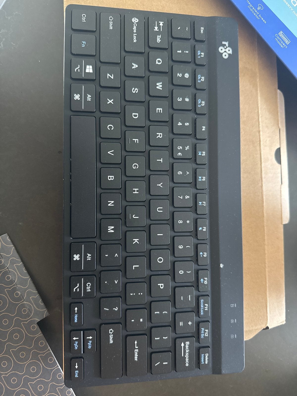 R-Go Compact Break Ergonomisch Toetsenbord QWERTY (Nieuw), Computers en Software, Ergonomisch, Ophalen of Verzenden, Zo goed als nieuw
