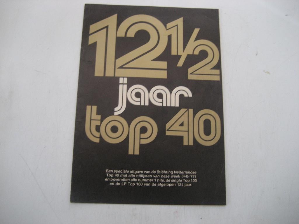 magazine met 12 en een half jaar top 40, Ophalen of Verzenden, Gelezen, Muziek, Film of Tv