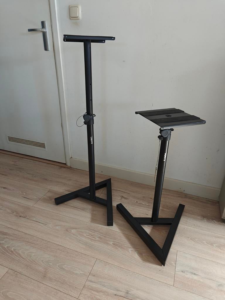 Verstelbare Speakerstandaards (Set van 2), Audio, Tv en Foto, Luidsprekers, Ophalen of Verzenden, Gebruikt, Overige typen