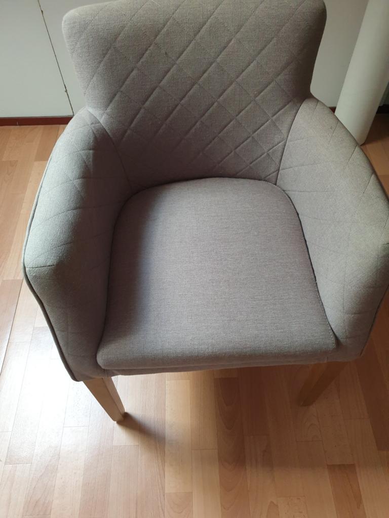 Vier Riviera Maison Waverly Dining chairs - eetkamer stoelen, Ophalen, Minder dan 75 cm, Leer, 50 tot 75 cm