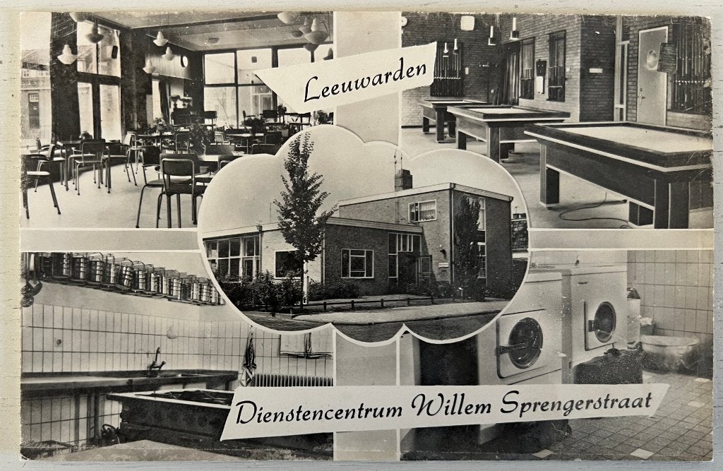 Oude Ansichtkaart  - Leeuwarden - Willem Sprengerstraat, Ophalen of Verzenden, Voor 1920, Ongelopen, Friesland