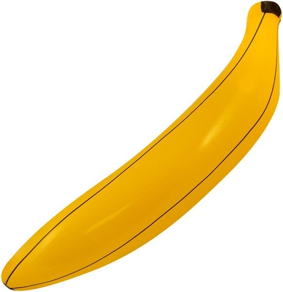 PARTIJ OPBLAASBARE BANAAN 80CM, Diversen, Rommelmarktspullen, Nieuw, Ophalen of Verzenden