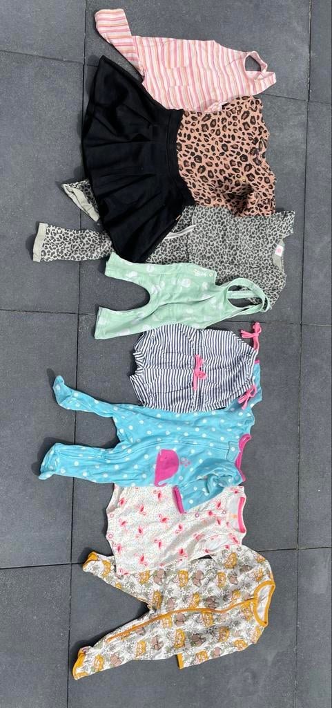 Babykleding pakket: rompers, jurkjes en setjes, Kinderen en Baby's, Ophalen of Verzenden, Zo goed als nieuw, Meisje