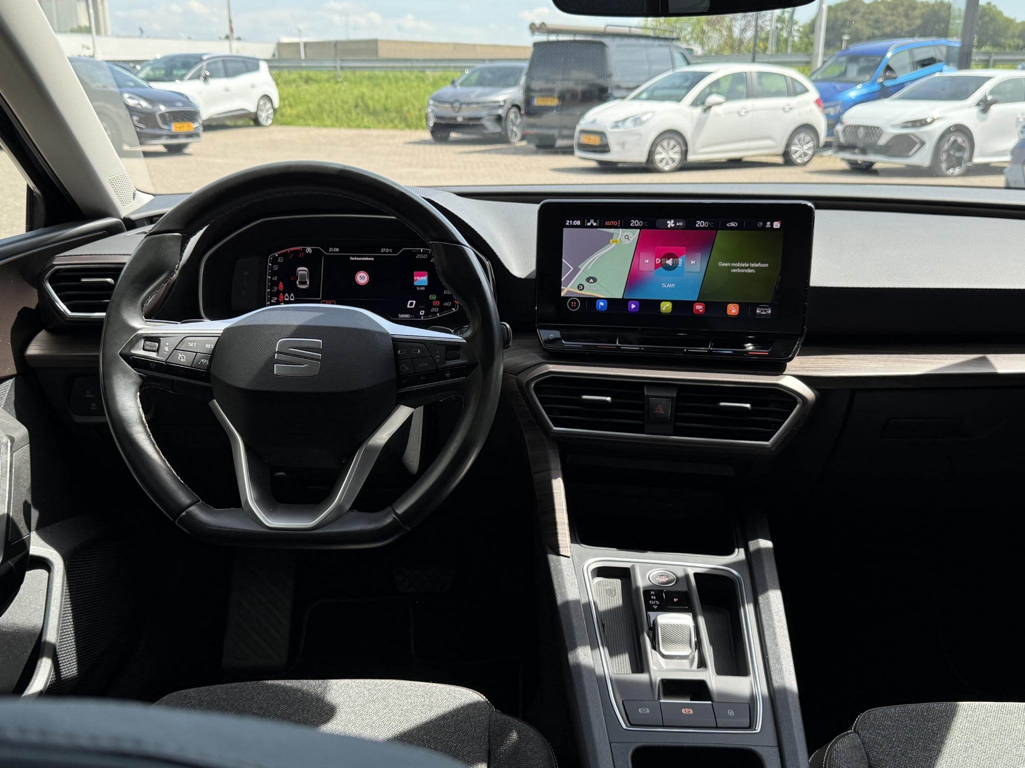 SEAT Leon 1.5 eTSI FR Business Intense | NAP | Navigatie | S, Stof, Euro 6, 150 pk, Leon