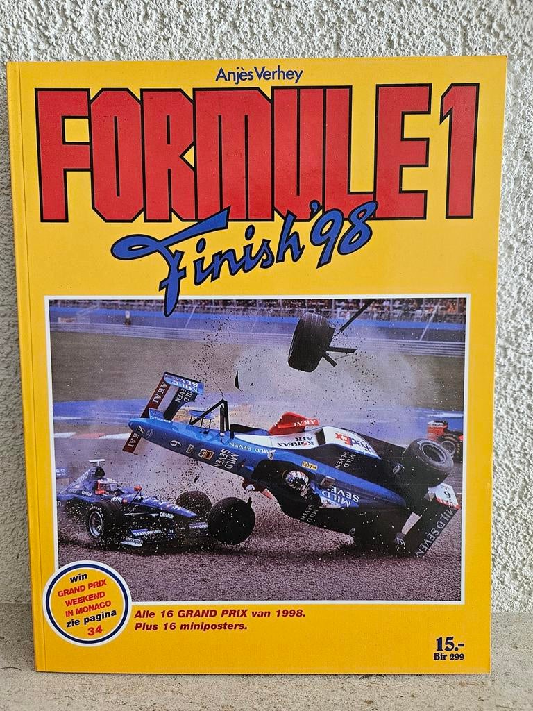 Formule 1 Finish '98 - Anjes Verhey, Ophalen of Verzenden, Zo goed als nieuw, Algemeen, Anjes Verhey