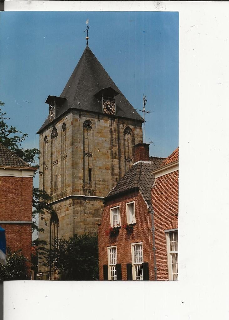 Delden Ned Herv Kerk Foto 12-9-1987, Ophalen of Verzenden, 1980 tot heden, Ongelopen, Overijssel