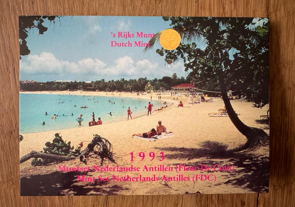 Muntset Nederlandse Antillen 1993 FDC, Ophalen of Verzenden, Koningin Beatrix, Overige waardes, Setje
