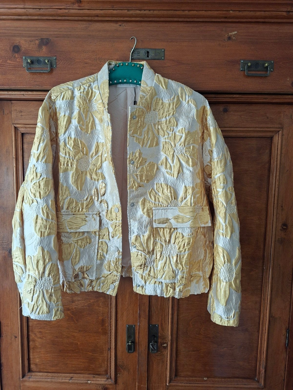 Nieuw Flamant Rose jasje S/M, valt ruim, Maat 38/40 (M), Geel, Nieuw, Flamant Rose