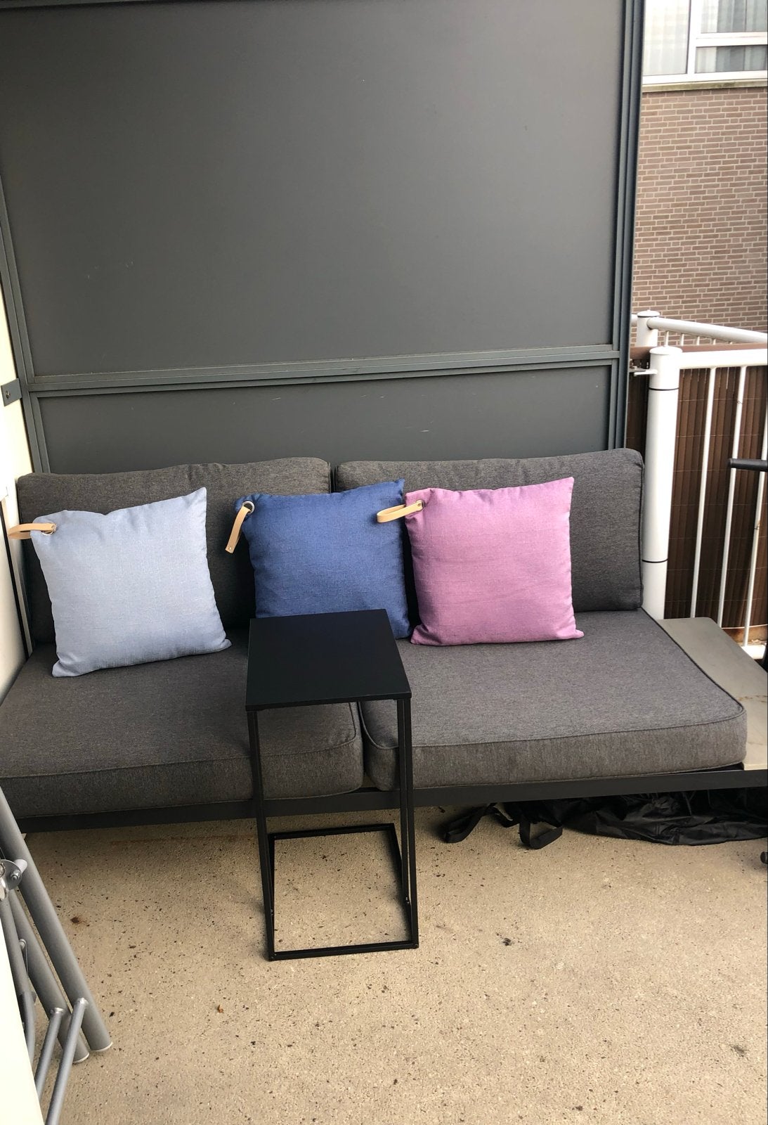 Loungebank (loungeset) balkon / tuin, Ophalen, Gebruikt, Overige materialen, 2 zitplaatsen